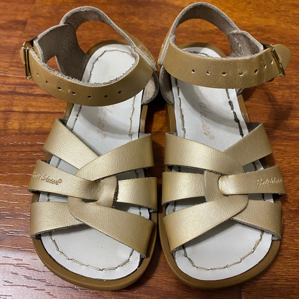 Gold Saltwater Sandals